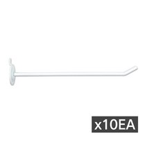 JNCP 타공판 일선후크x10EA, 화이트(20cm), 1개