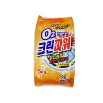 O2 크린파워 찬물전용 세탁세제 5kg 빨래 드럼 겸용, 1, 본상품선택