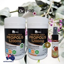 닥터프로 호주 유칼립투스 프로폴리스 5200mg 180캡슐, 180캡슐 2병 + 프로폴리스 스프레이 2개