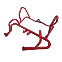 스즈키 브이스트롬 250 DL 사이드 범퍼 가드 박스 안티 드롭바 슬라이딩 방지 라이트, 레드 상하단 탄소강 범퍼