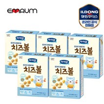 일동후디스 아이얌 볼 과자, 5개, 치즈