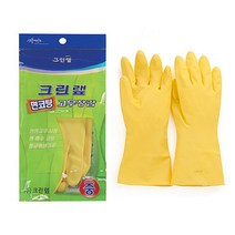 크린랲 면코팅 고무장갑(중) 1박스 100P, 단품