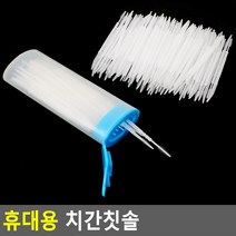 간편한 일회용 치간칫솔 휴대용 솔이쑤시개 구강용품 덴탈, 치간칫솔 리필 120P