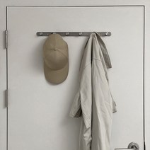 에브리윅 접착식 벽옷걸이 문옷 모자 가방 벽걸이 도어 행거 코트렉 후크 정리대, 3후크, 1개