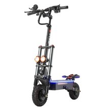 전기 전동 킥보드 yume y10 us stock 2400w 접이식 성인 52v 10 인치 팻 타이어 유압 브레이크, 아크릴판으로