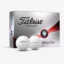 (아쿠쉬네트코리아정품)타이틀리스트 2023 PRO V1X 골프공 화이트(로고볼인쇄 선물포장), PRO V1X(화이트)