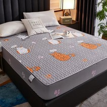 패밀리 침대 패드 센스맘 라지킹 이부자리 방수 두꺼운 매트리스 보호대 피부 친화적 인 내구성 시트 커버 라텍스 매트 150x200 180x200 160x200, 05. 08_06. 180X200X30cm