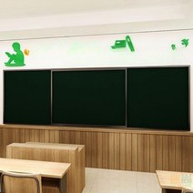 법랑 칠판 환경판 가정용 스탠드 메모 공부방 자석, 큰, B