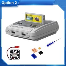 Retroflag SUPERPi 4 Case for Raspberry Pi J with Cartridge Safe Shutdown Reset [A00026123], Option 2_CN