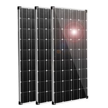 아파트태양광 태양 전지 패널 300w 12v 키트 1000w 인버터 홈 에너지 시스템 배터리 충전기 RV 보트 캠핑 캐러밴 모터 캠핑 여행 캠핑카캐러밴홈여행캠핑PV시스템방수광전지, 6.45w