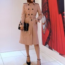 커밍투유 여성용 트렌치코트