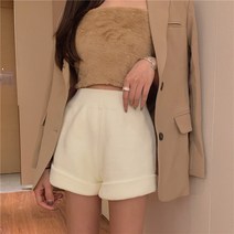 여성 모직 반바지 1620# 가을 겨울 슬랙스 캐주얼 바지자요 뉴타임즈 Z