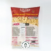 [루토사] 엑스트라 크리스피 스키니프라이 2.5KG 업소용 감자튀김 안주, 1개