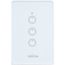 스마트빌 IoT ZigBee 3구 스위치 고출력(1 700W) SLA03, 화이트, 1개