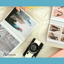 인생 네컷 앨범 우정 커플 사진 보관 포토 하루필름 선물 사진첩 포토북 4x6, 01 커스터드 옐로우