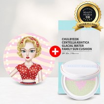 뷰티피플 철벽녀 선쿠션 시즌3 철벽 병풀 빙하수 패밀리 선쿠션, 핀업걸 선쿠션 본품+리필