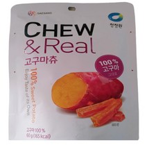 츄앤리얼 고구마츄 고구마말랭이 60g x 8개, 상세페이지 참조