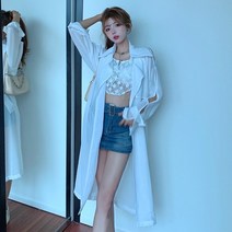 럭셔리 가을 롱 니트 로브 가디전 이효리로브