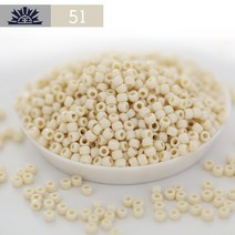 동보 3mm 불투명한 자기구슬 솔리드 물빠짐 없는 토호 비즈 반지, T51 #-3Mm/10G