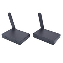 무선 영상 송수신기 hdmi 카메라 유튜버장비 오디오 트랜시버 200 음악 사운드, 검은색
