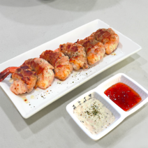 삼겹말이 큰새우 500g 12미 내외 새우롤 새우삼겹말이