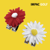플라워 데이지 민들래 볼마커 골프공마커 골프용품 임팩골프 IMPACGOLF, 데이지 화이트