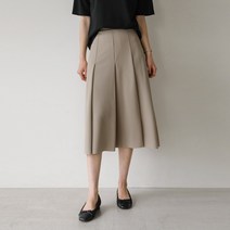 프론트주름스커트