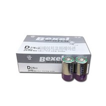 벡셀 망간건전지 D사이즈(R20) 24알벌크, 1개