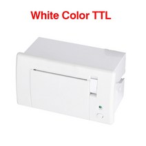 토퍼 커팅기 시트 컷팅기 기계 미니 열 영수증 프린터 패널 임베디드 티켓 지원, 01 White TTL