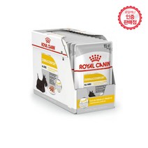 로얄캐닌 강아지 습식사료 파우치 85g x 12개, 독 더마 컴포트 85g x 12개