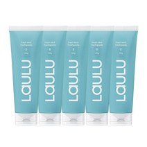 라울루 프레쉬민트 천연불소치약 120g, 5개, 120ml