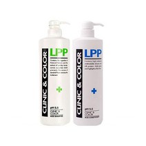 서울화장품 클리닉 앤 칼라 LPP 산성 샴푸 1000g, 서울 클리닉 앤 칼라 산성린스 1000ml