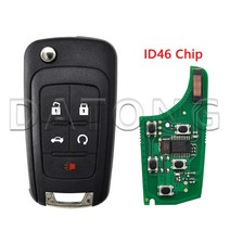 자동차키 Datong 세계 자동차 원격 키 쉐보레 크루즈 올랜도 말리부 아베오 스파크 315433 MHz ID46 칩 스, 04 4 Plus1 BT_02 434 Mhz
