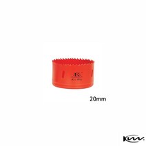 케이더블유 바이메탈홀쏘 20mm 홀컷터 홀커터 홀쇼 홀쏘 천공작업 홀캇타