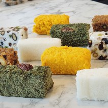 [이월떡방] 백설기 약식 흑임자 단호박 콩 쑥 냉동떡, 07.흑임자설기5개+콩설기5개, 5개