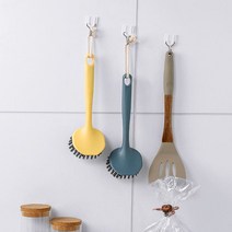 [고객만족][우수제품] 긴 손잡이로 깨끗하게 욕실 주방 청소용 브러쉬 청소솔 핸드솔 Bellos^^&&^^+++++, 2.옐로우