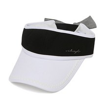 *사은품증정* [와이드앵글] 여성 백리본 배색 썬캡 골프캡 WWM22C09Z1, 56