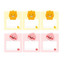 카카오 리틀프렌즈 지퍼백 세트 S 3P 130x150mm 스몰사이즈 리틀어피치, 2개