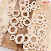 트랙스원 우드링 10pcs 1.5/2/2.5/3/3.5/4/4.5/5/5.5/6/6.5/7/8/10CM 우드링 나무링 원목링10개 묶음, 10cm