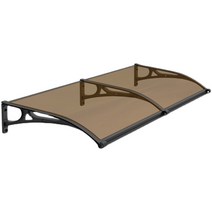렉산 지붕 옥상 캐노피 주차장 테라스 현관 빗물받이, 벽에 60×240cm  3 브래킷