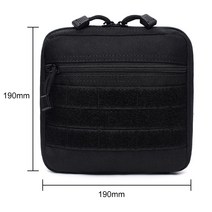 골제로랜턴 Molle 파우치 캠핑 램프 등대 대용량 라이트 보관 가방 검은 개 ESLNF 골대 제로 ML4 홀더, [01] Black Bag