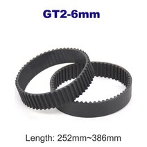 콘베어로라 컨베어AL롤러 컨베어롤러 3d 프린터 부품 용 1pcs 2gt-6mm 타이밍, GT2-6mm-376mm, 1개
