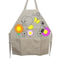 앞치마꾸미기 캔버스천 어린이 꾸미기 만들기 유치원교구 컬러링도안 색칠하기, 생일파티