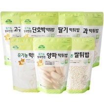 오가닉스토리 유기농 쌀로만든 떡튀밥 2P 아기 과자 간식 떡뻥 쿠키, 2개, 쌀