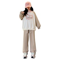 밀크봉봉 초등생 중학생 여아 상 하의 세트