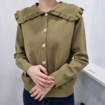 블루페페 빅카라니트가디건P214KSL001OL