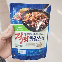 풀무원 기획_풀무원 직화짜장소스 180G x 5개, 종이박스포장