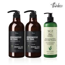 어성초 아이스 쿨 샴푸 750ml x 2개+다시마 트리트먼트 500ml 1개