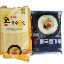 할매손 콩국수용면3kg+콩국물가루850g 여름, 3kg, 1세트