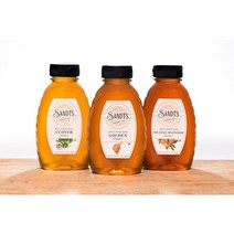 미국직구 샌드의 여과되지 않은 생꿀 품종 번들 - 골든 클로버 및 오렌지 블로섬(3LBS), 상세참조, 수량